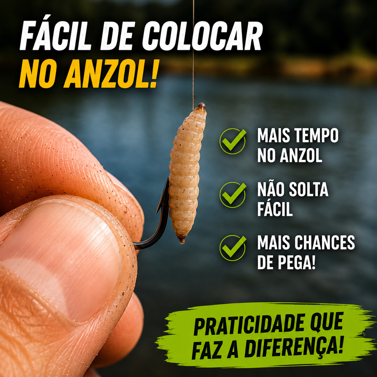 1.000 Bichinhos Da Laranja  Para Pesca Premium - foto 6