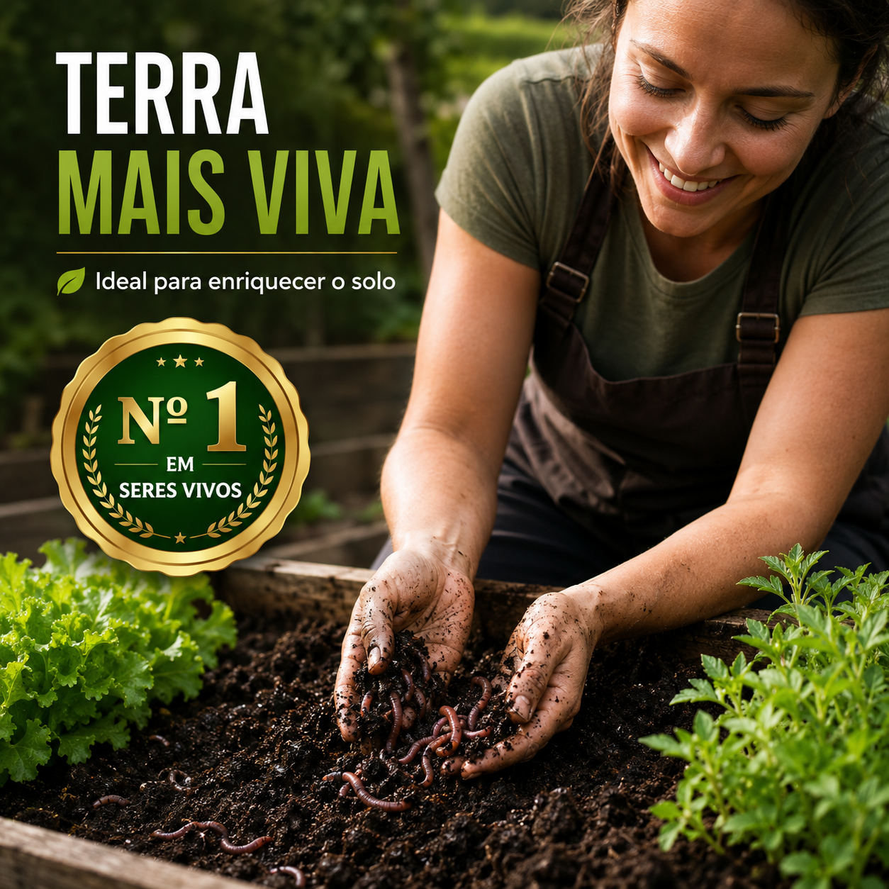 Minhoca Californiana Para Compostagem Húmus
