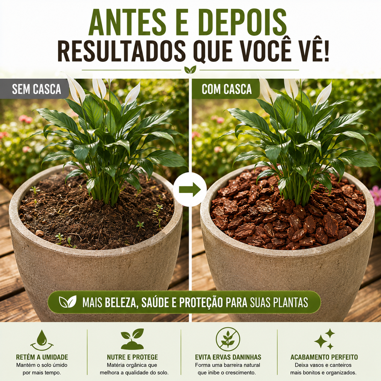 Casca De Pinus Premium Polida 6kg - foto 3