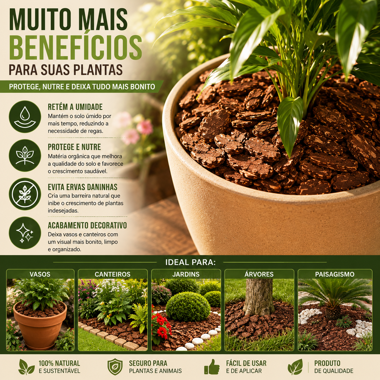 Casca De Pinus Premium Polida 6kg - foto 5