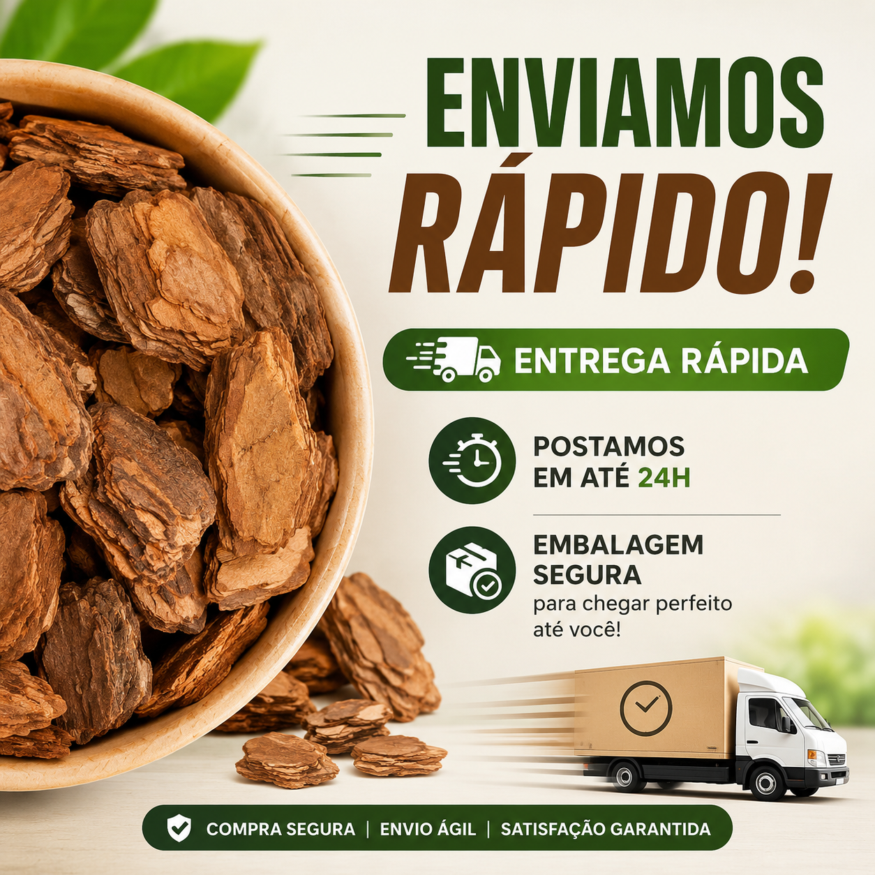 Casca De Pinus Premium Polida 6kg - foto 6